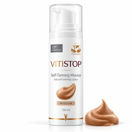 Vitistop önbarnító hab vitiligóra – 150 ml